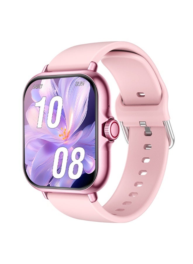Trytoo Women Smart Watch Bluetooth Calling, 2.0” HD IPS Display, Heart Rate & Sleep Monitor, Custom Watch Faces, Waterproof Fitness Smartwatch – Pink - Image 1